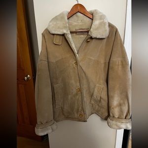 Woman’s suede coat